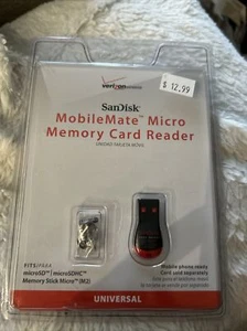 Sandisk SDDR-121-V11M MobileMate Micro Memory Card Reader Verizon Wireless - Picture 1 of 5