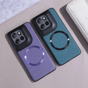 Paño magnético híbrido para Motorola Edge 50 Neo/S50 - Funda blanda texturizada - Imagen 1 de 17