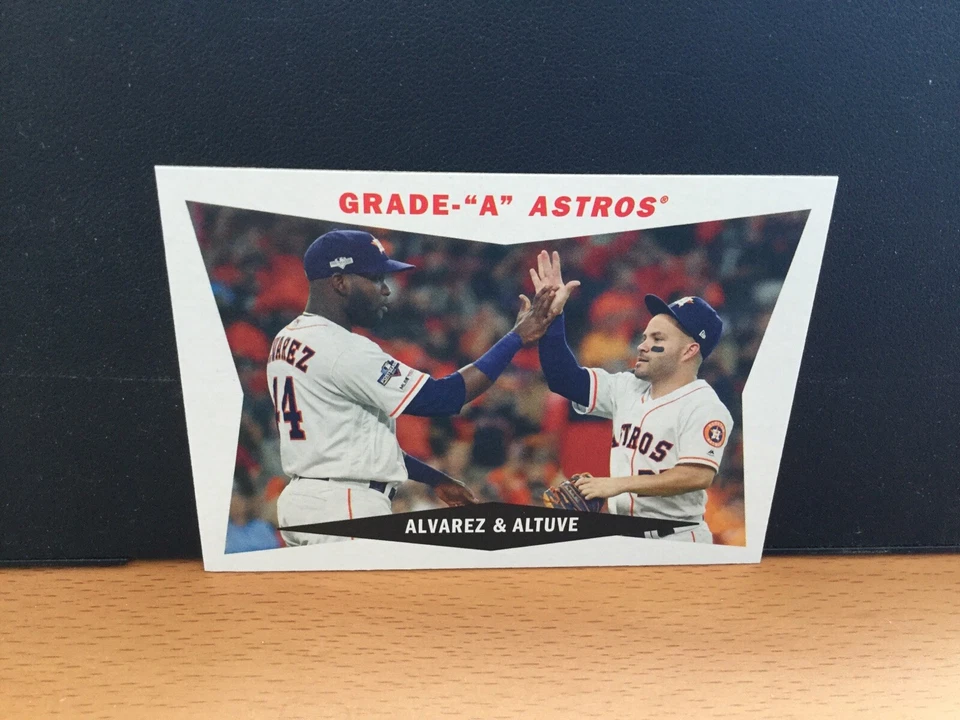2020 Topps Archives 1960 Combo Yordan Alvarez Jose Altuve 60CC-AA Astros - Image 1 of 1