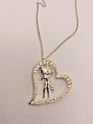 Betty Boop Sterling Silver Pendant and Chain - Rare