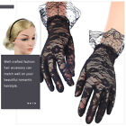  Mesh Veil Headband Black Gloves Vintage Decor Wedding Decoration