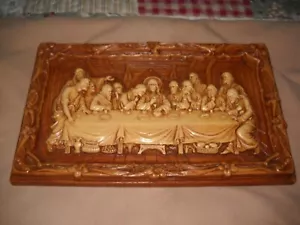 LAST SUPPER Wall Hanging Plaque/ Multi Products Inc/ USA/ 15"X9" - Picture 1 of 4