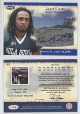 2008 SAGE Aspire Hula Bowl Auto Jason Rivers #H21 Rookie Auto RC