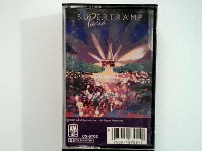 Supertramp Paris Cassette 1980 A&M Records Live Progressive Rock - Image 1 of 2