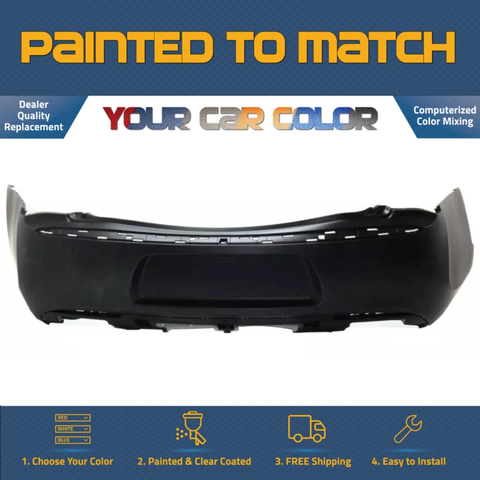 For 2015-2023 CHRYSLER 300/300C; Rear Bumper BASE; w/o Sensor; w/o SRT-8 Painted Foto 1 de 1