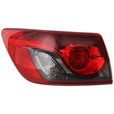 Luz trasera halógena para Mazda CX-9 2013-2015 izquierda exterior lente transparente/roja con bombillas Foto 1 de 4