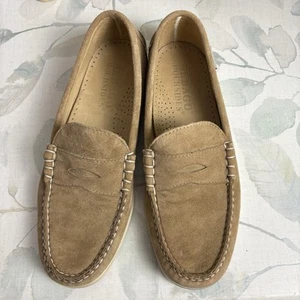 Sebago Mens Dan suede leather docksides loafers size 8M - Picture 1 of 11