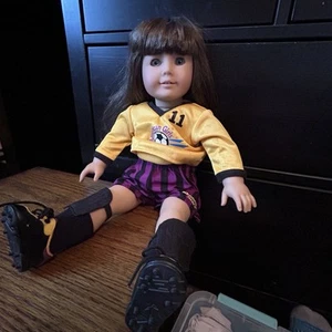 PLEASANT COMPANY American Girl DOLL Blue Eyes Vintage READ SEE PHOTOS - Picture 1 of 20