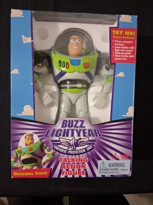 Boneco de ação falante BUZZ LIGHTYEAR com voz original da Think Way funcionando NOS - Imagem 1 de 4