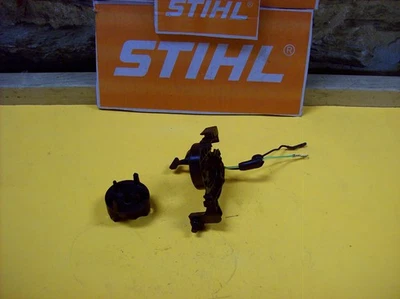 PALANCA BASE FILTRO AIRE MOTOSIERRA STIHL MS261 ORIGINAL CON CABLES Foto 1 de 3