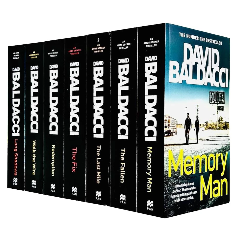 An Amos Decker Thriller Series 7 Books Collection Set By David Baldacci(Long... Foto 1 de 1