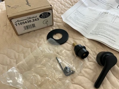 Kit de ajuste de válvula desviadora American Standard Studio S negro mate T105430.243 metal Foto 1 de 4