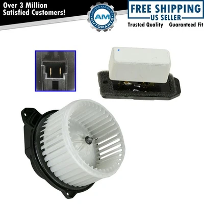 Двигатель вентилятора с комплектом резисторов каркаса вентилятора для пикапа Dodge Ram - Изображение 1 из 4