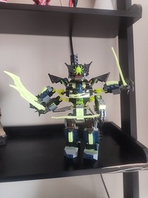 LEGO Ninjago Titan Mech Battle #70737 - Ghost Mech ONLY -Near Complete See Descp