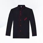  Catering Jackets Chef Coat Sleeve Butcher Clothes Men and Women Staff Simple