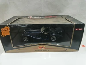 Maisto 1/18 MORGAN AERO 8 Blue Diecast metal model sports car Boxed - Picture 1 of 8