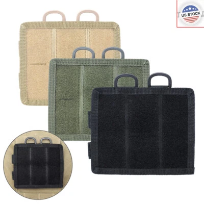 Hook and Loop Tactical Morale Patches Display Board Patch Panel Molle Attachment