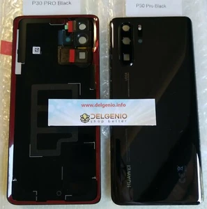BACK COVER ORIGINAL SCHALE BATTERIEABDECKUNG HUAWEI P30 PRO VOG-L09 L29 SCHWARZ BLACK - Bild 1 von 2