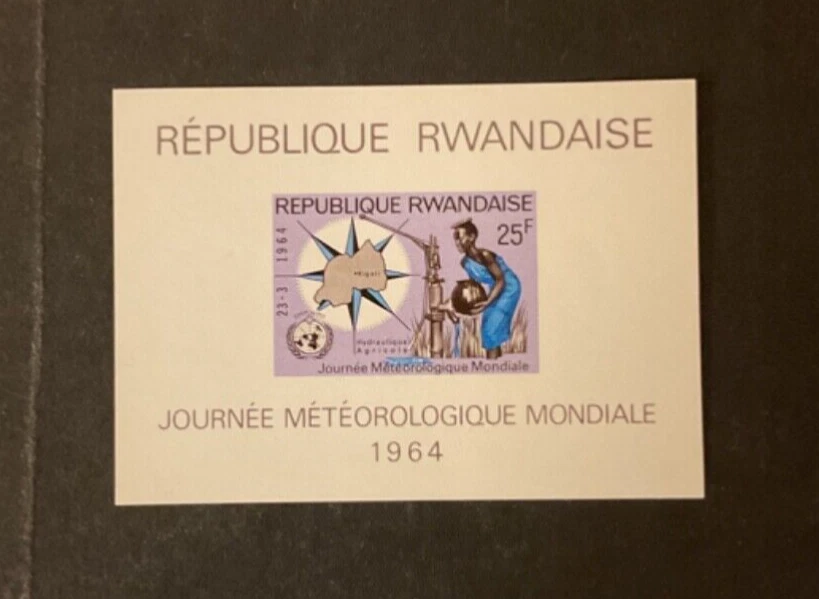 Ruanda Scott #54a nunca articulado perfurado - Imagem 1 de 1