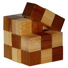 Eureka - 3D Bamboo Breinpuzzel Snake Cubes ** NEU