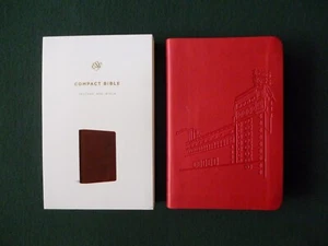 HOLY BIBLE ESV TRUTONE RED BIOLA CROSSWAY COMPACT SIZE 6.5x4.2 INCHES NEW. - Picture 1 of 8