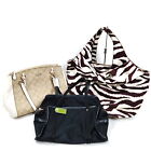 Kate Spade Hand Bag Coach Hand Bag 3 Set Black Pvc,canvas 1627307