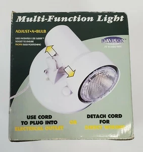 Multi-Function Adjust-a-Bulb Plug in or Direct Wiring  Flood Light Davidson - Picture 1 of 7