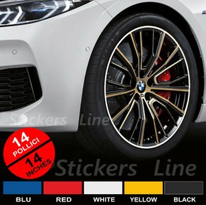 Adhesivos Ruedas Coche Tiras Adhesivo Reflectores™ 11mm 14" Wheel Rim Stickers