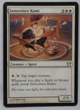 MAGIC THE GATHERING MTG CHAMPIONS OF KAMIGAWA WHITE INNOCENCE KAMI CREATURE CARD