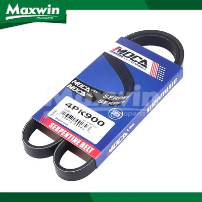 Cinturón Serpentine 4PK900 apto para Chrysler Dodge Suzuki Hyundai Mercedes-Benz Subaru Foto 1 de 4