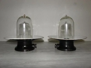 CAGE CEILING light VINTAGE INDUSTRIAL LAMP bakèlite SHADE machine age retro - Picture 1 of 9