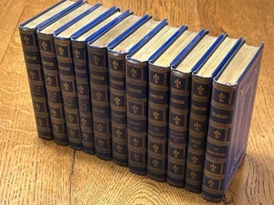 1874 The Works of Alfred Lord Tennyson - 11 volume set - Fine Leather Bindings - Picture 1 of 13
