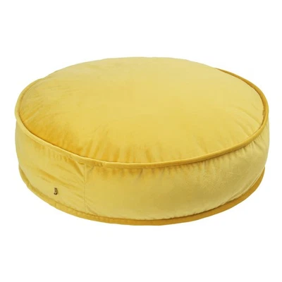 Almohadas de piso de terciopelo silla redonda cojín sofá almohada suave puf asiento ma... Foto 1 de 4