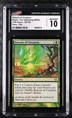 BEACON OF CREATION Fifth Dawn Foil Rare CGC 10 MTG [Nostalgium] - Image 1 of 2