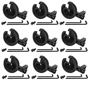 9PCS Archery Brush Arrow Rest Right & Left Hand Compound Recurve Bow Adjustable - Picture 1 of 8