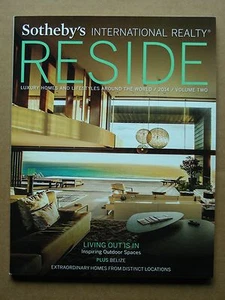SOTHEBY'S INTERNATIONAL REALTY RESIDE MAGAZINE, VOLUME 2, 2014 - Imagen 1 de 2