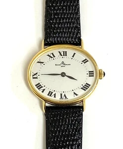 Baume Mercier 18K Yellow Gold Vintage Strap Watch - Picture 1 of 3