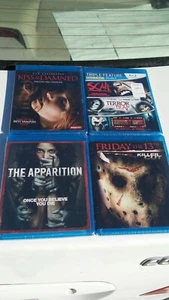 Friday 13th Killer Cut, triple feature, kiss, apparition Horror Bluray Lot New - Imagen 1 de 2