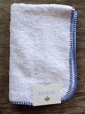 Matouk Lotus WASH CLOTH towel~ Set of 2 ~ ICE BLUE