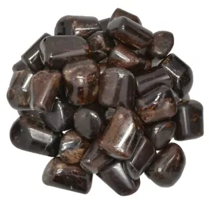 3 piezas piedras de granate pulidas a mano de primera calidad de la India - Avg 0,75"" a 1,25"" - Imagen 1 de 1
