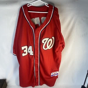 Bryce Harper Washington Nationals MLB Jersey Majestic Authentic #34 Size 48 - Picture 1 of 17