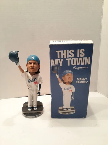 Vintage NM Los Angeles Dodgers Manny Ramirez Bobble Head Cover