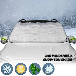 Windshield Cover Winter Summer Snow Protect Sunshade Protector UV Block Shield - Picture 1 of 11