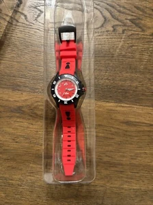 Sports Watch College Red Band Black Bezel Utah University Utes Needs Battery - Picture 1 of 6