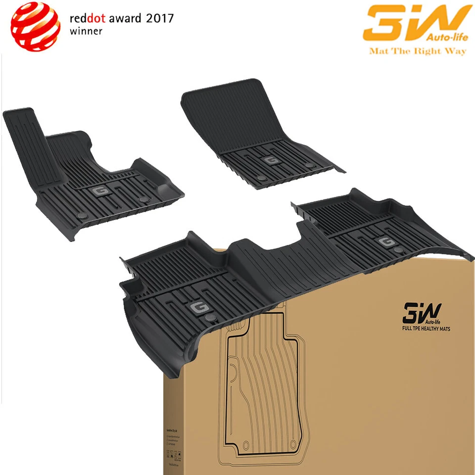 Alfombrillas 3W para Mercedes Benz Clase G 2019-2024 forros impermeables para todo tipo de clima Foto 1 de 4