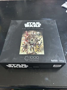 Star Wars 1000 Teile Puzzle Fine Art Collection: Abschaum und Schurken Kopfgeldjäger - Bild 1 von 4