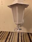 Outdoor White Wall Lantern Security Light Complete With PIR Ex Display. So Used