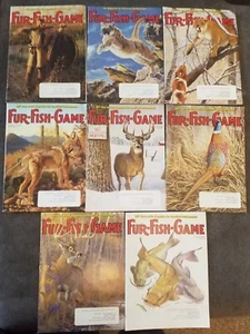 Fur Fish Game Magazine Lot Of (8x) 2020 Hunting Fishing Outdoorsman - Foto 1 di 4
