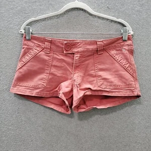 Abercrombie & Fitch Girls Shorts 16 Pink Utility Chino Logo Pockets - Picture 1 of 8