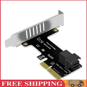 PCI E-zu-SFF-8643-Riser-Karte PCIE-zu-U2-Solid-State-Drive-Adapter (halbe Höhe) - Afbeelding 1 van 6